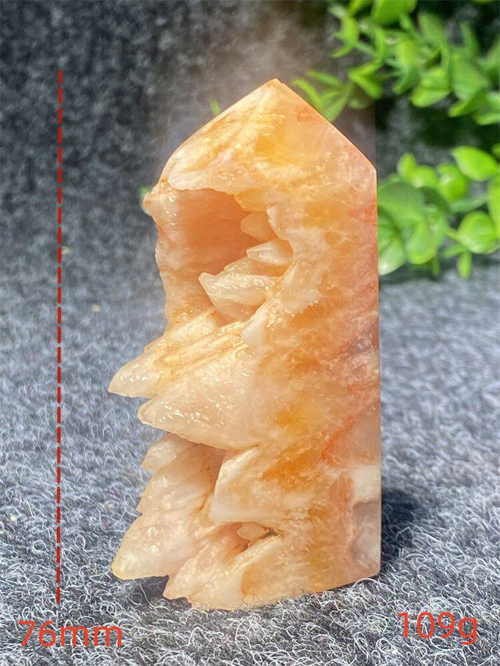 Yellow Calcite 'Raw Edge' Tower