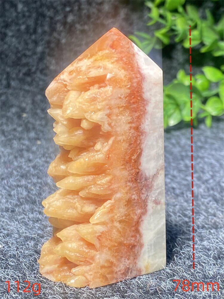 Yellow Calcite 'Raw Edge' Tower