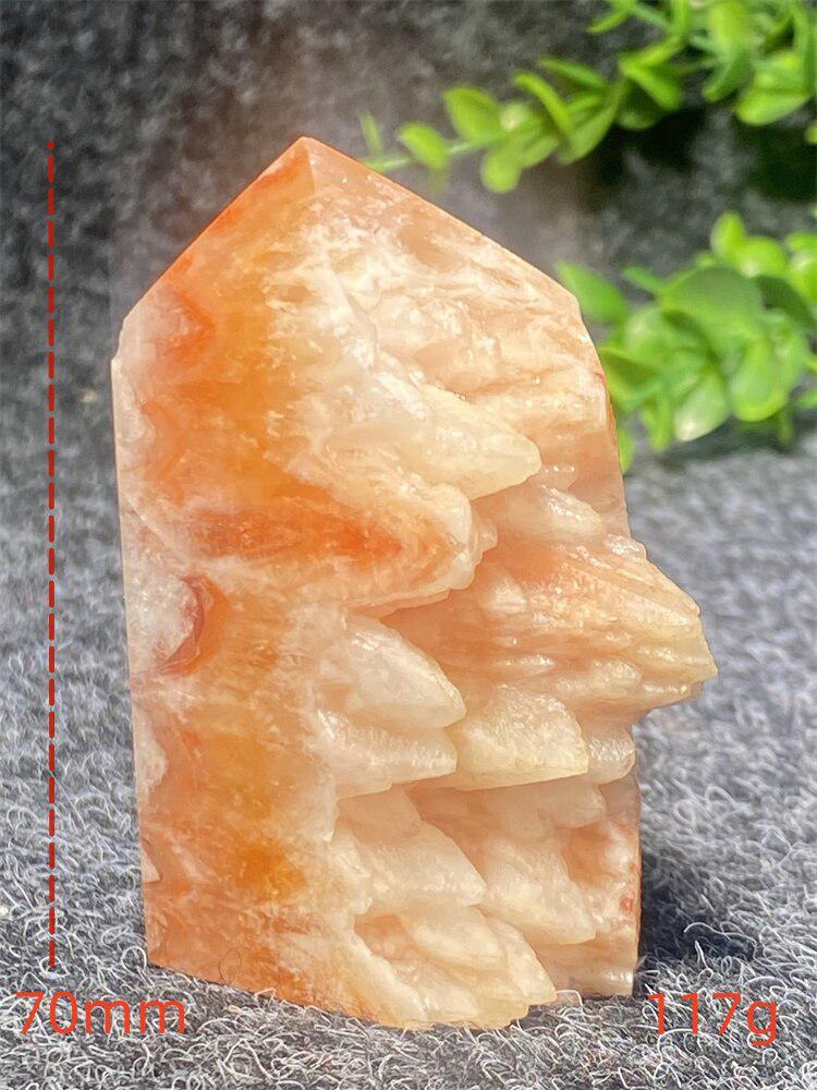 Yellow Calcite 'Raw Edge' Tower