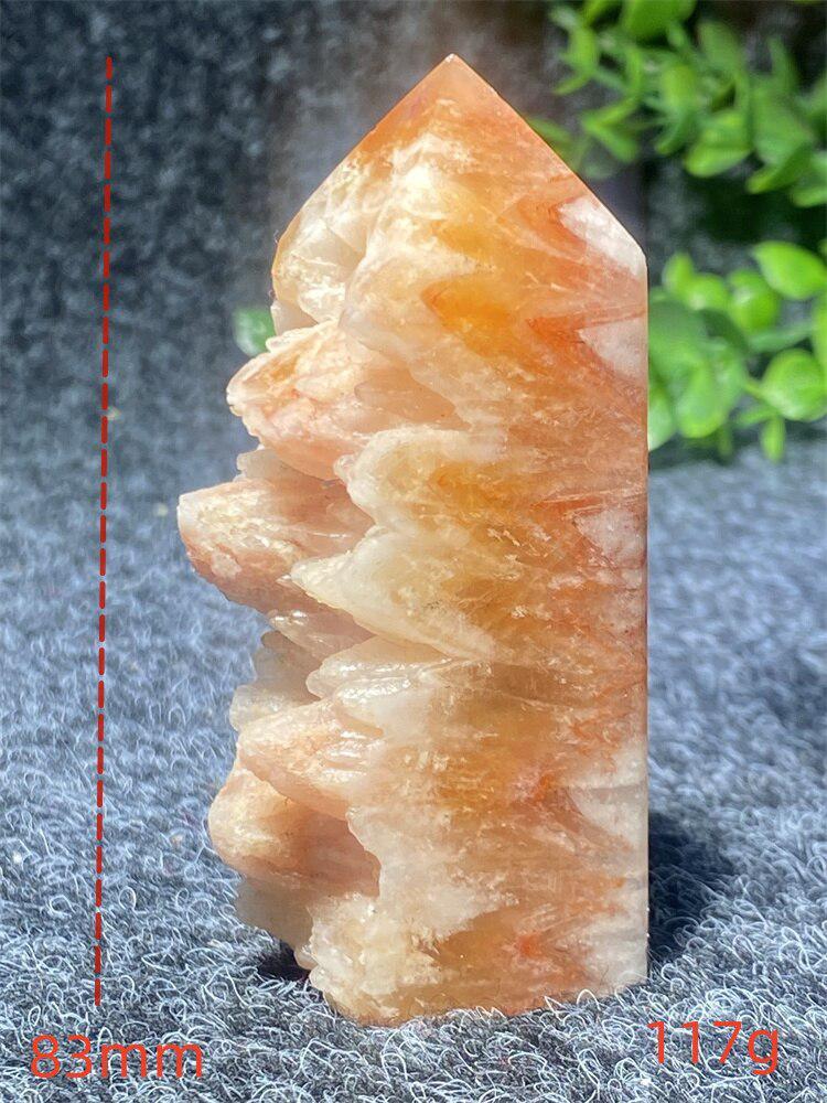 Yellow Calcite 'Raw Edge' Tower