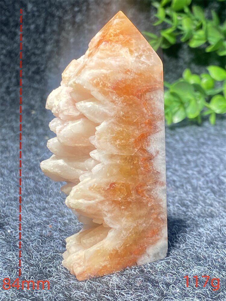 Yellow Calcite 'Raw Edge' Tower