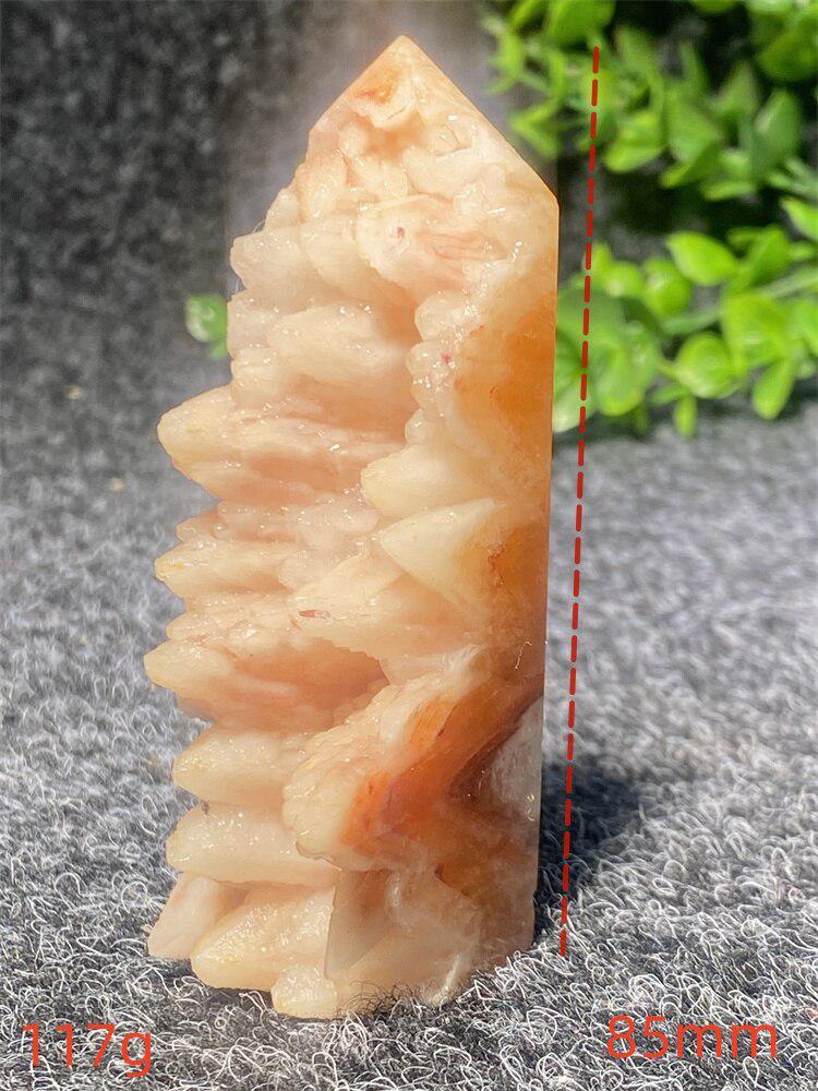 Yellow Calcite 'Raw Edge' Tower