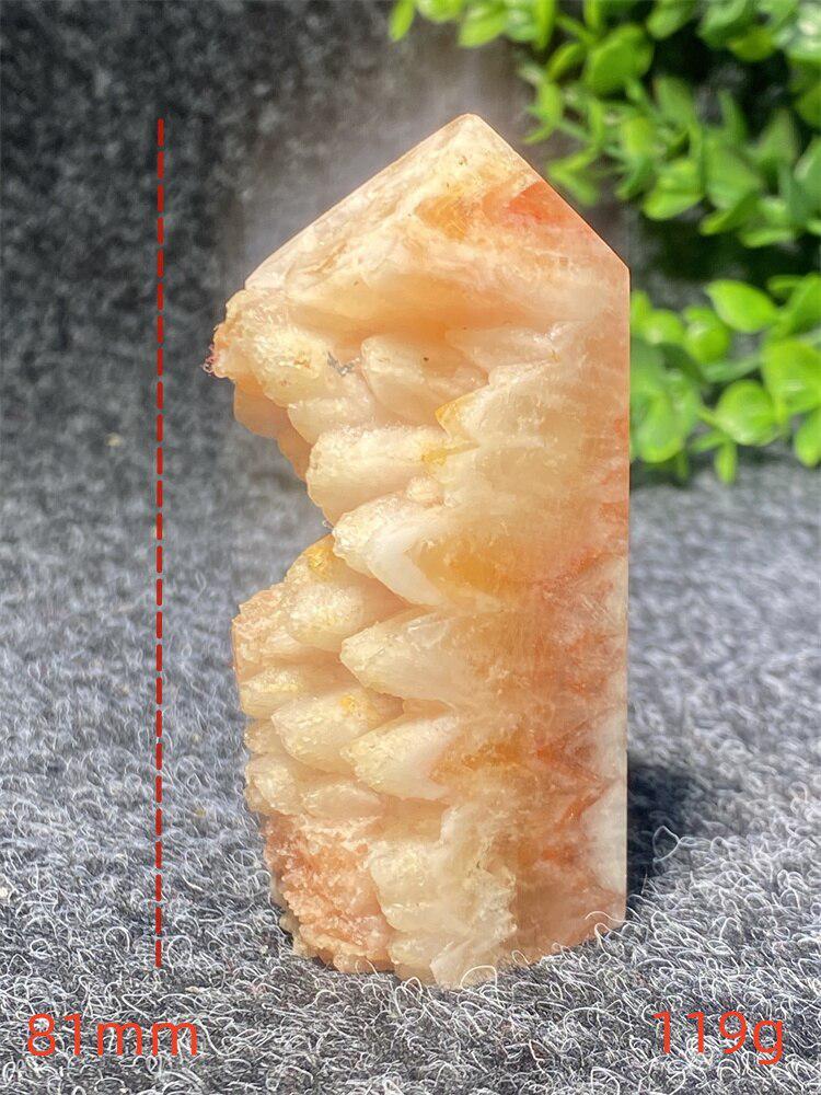 Yellow Calcite 'Raw Edge' Tower