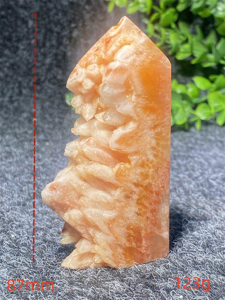 Yellow Calcite 'Raw Edge' Tower