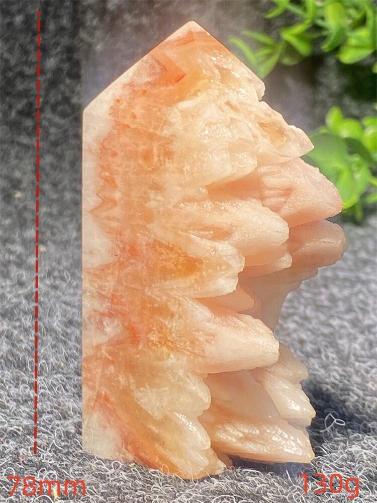 Yellow Calcite 'Raw Edge' Tower