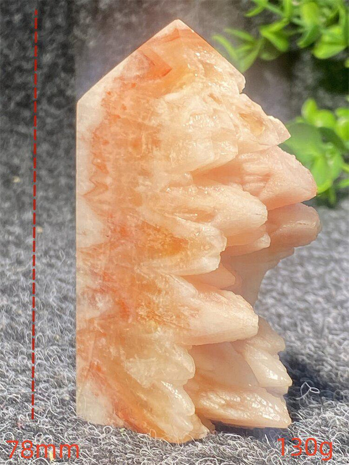 Yellow Calcite 'Raw Edge' Tower