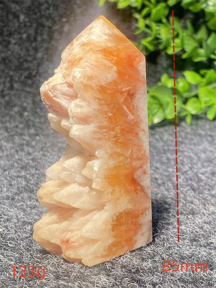 Yellow Calcite 'Raw Edge' Tower