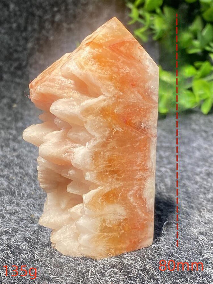 Yellow Calcite 'Raw Edge' Tower