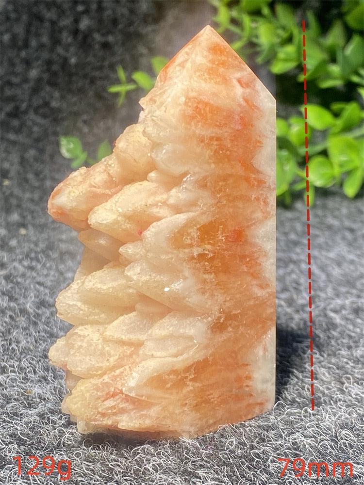 Yellow Calcite 'Raw Edge' Tower