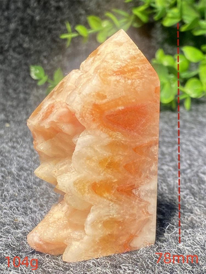 Yellow Calcite 'Raw Edge' Tower