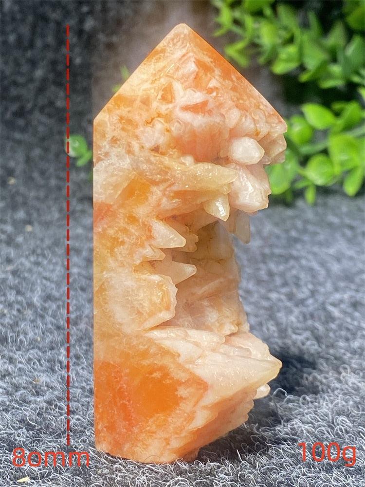 Yellow Calcite 'Raw Edge' Tower