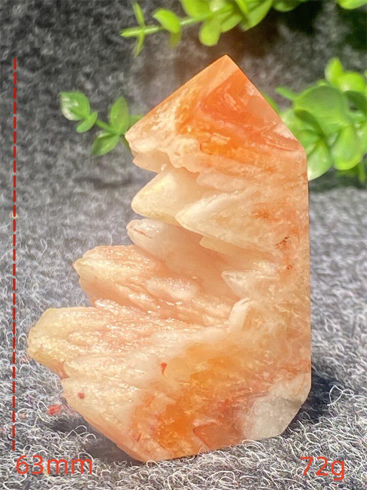 Yellow Calcite 'Raw Edge' Tower