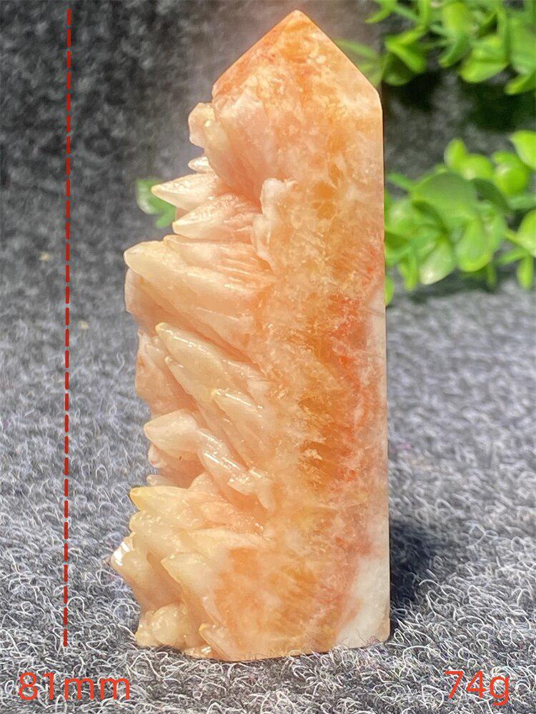 Yellow Calcite 'Raw Edge' Tower