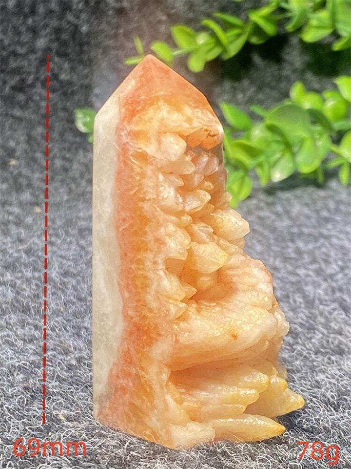 Yellow Calcite 'Raw Edge' Tower