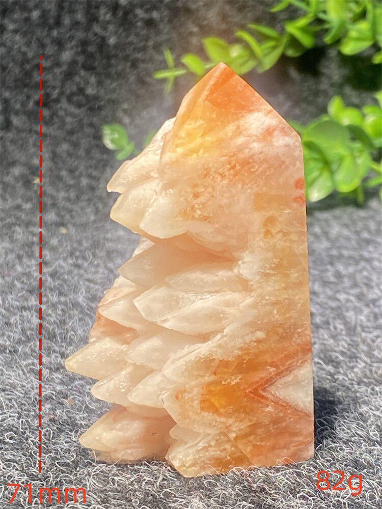 Yellow Calcite 'Raw Edge' Tower