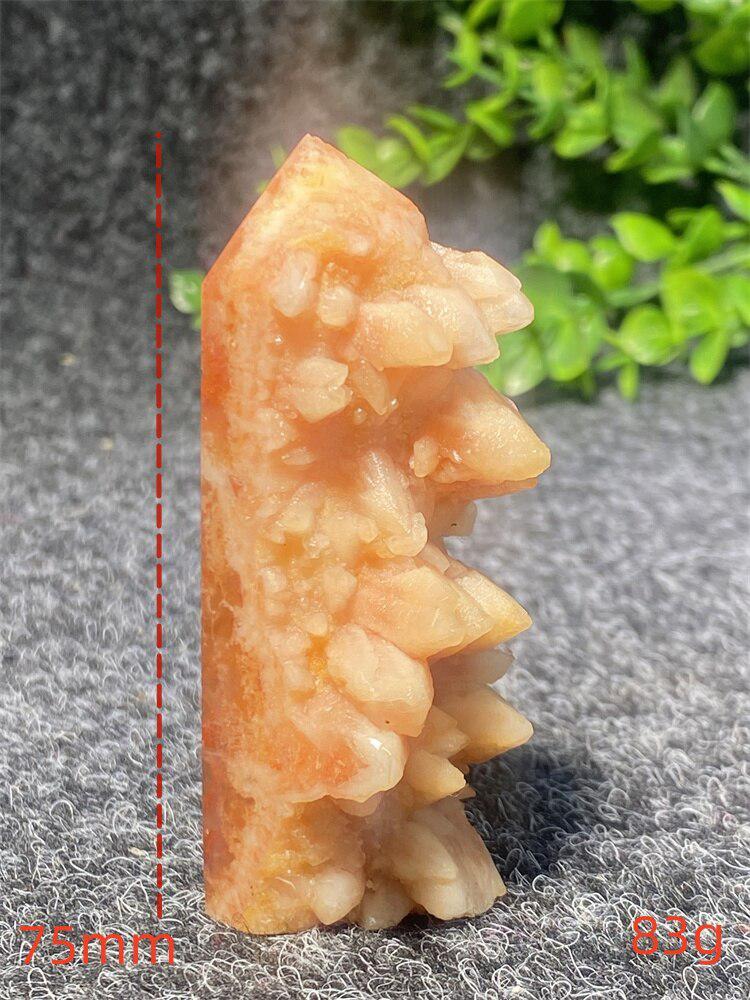 Yellow Calcite 'Raw Edge' Tower