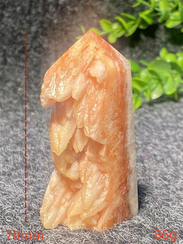 Yellow Calcite 'Raw Edge' Tower