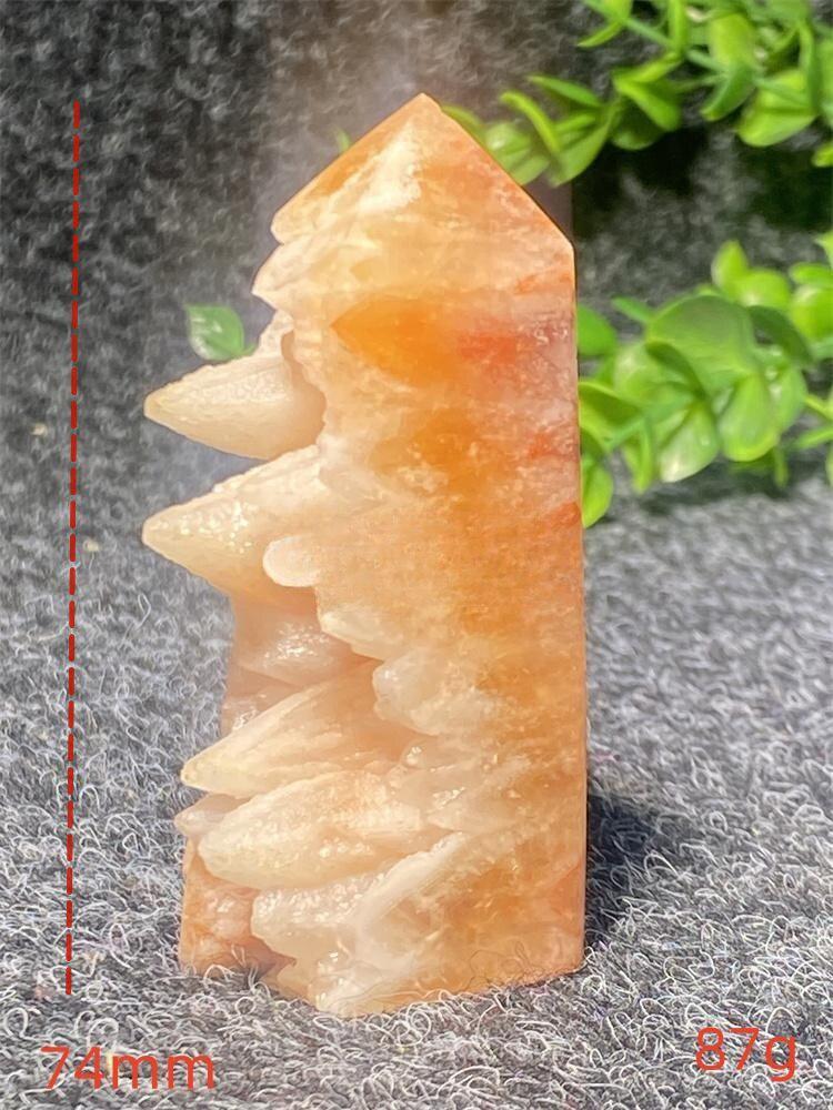 Yellow Calcite 'Raw Edge' Tower