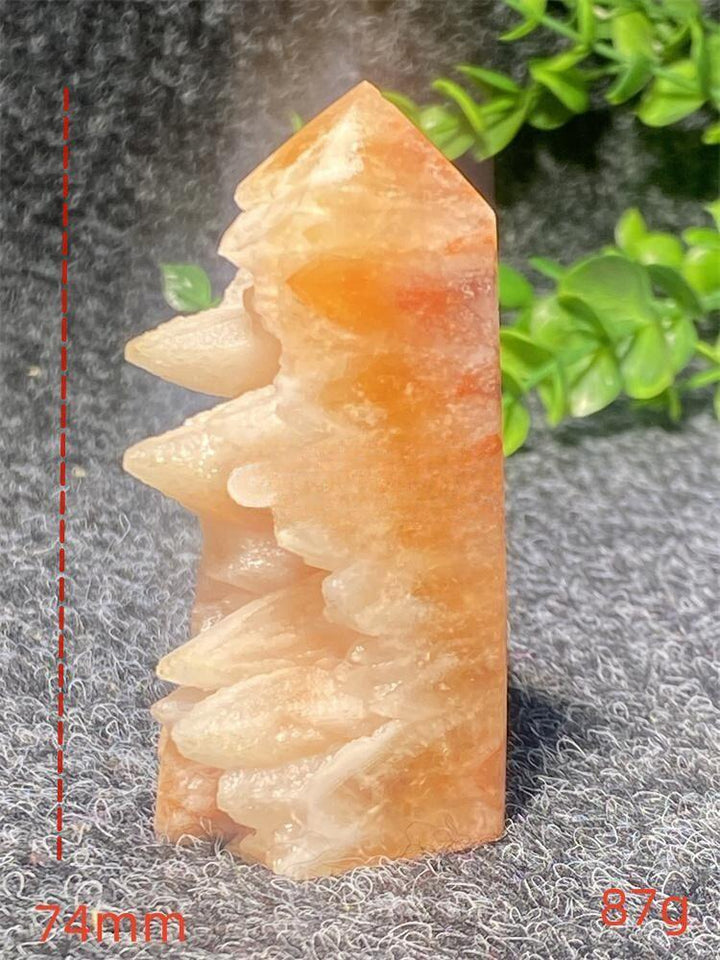 Yellow Calcite 'Raw Edge' Tower