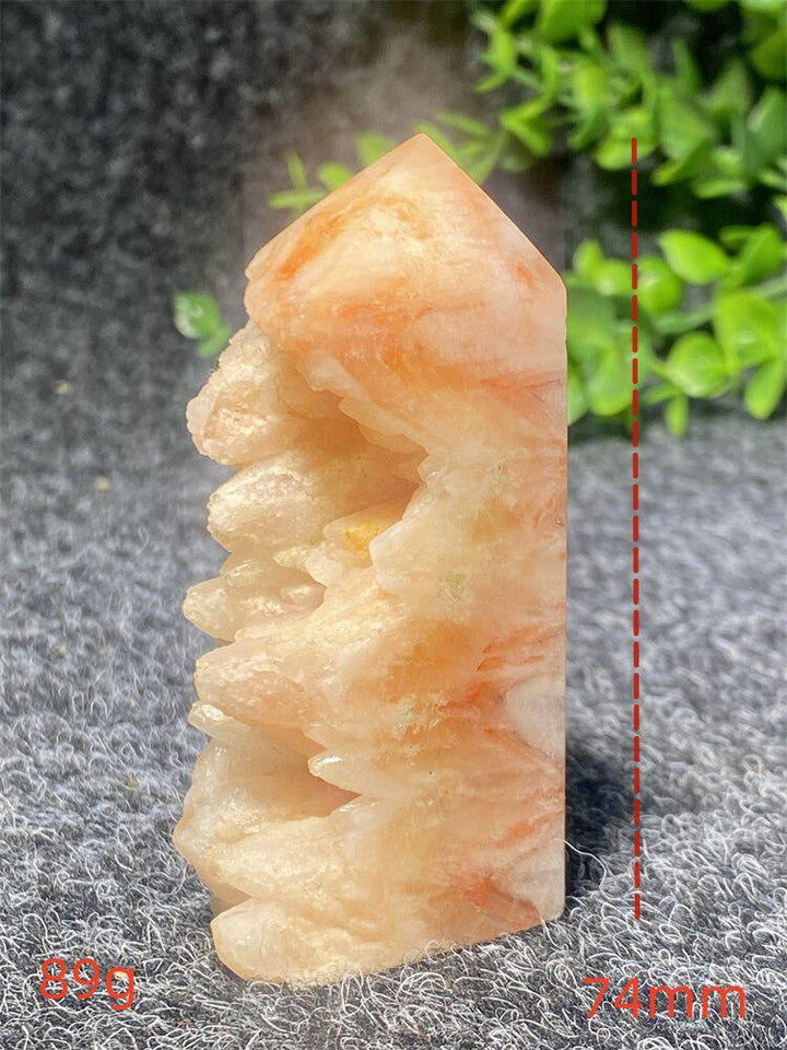 Yellow Calcite 'Raw Edge' Tower