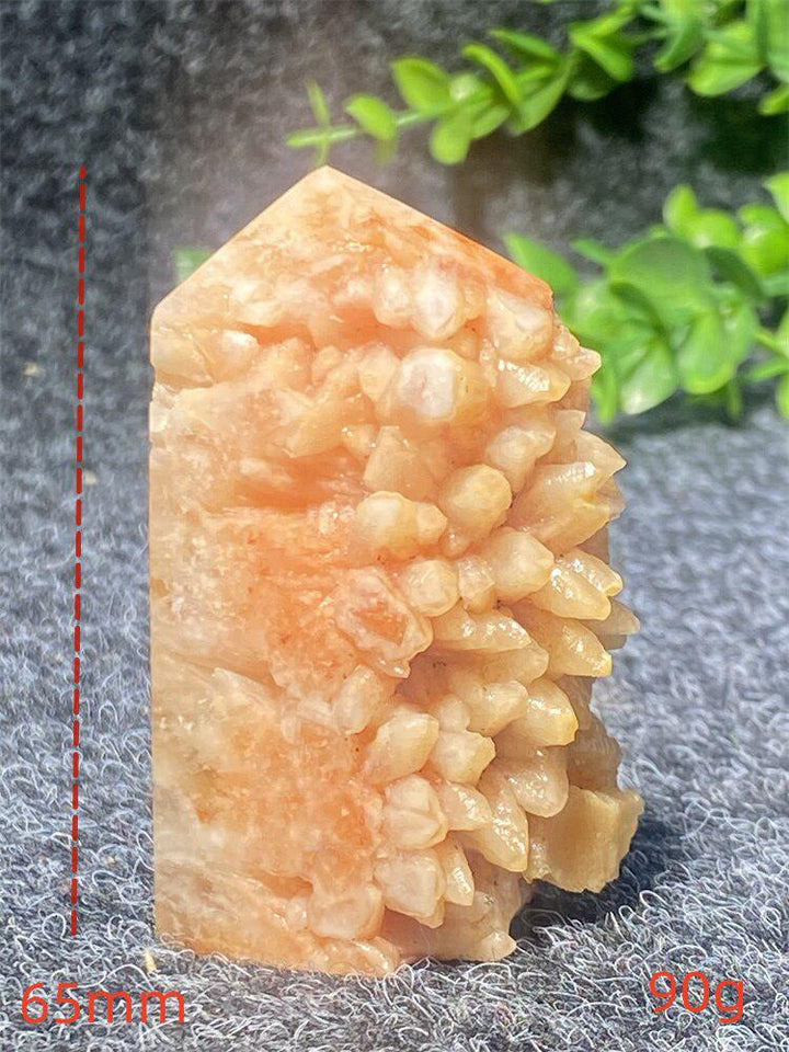 Yellow Calcite 'Raw Edge' Tower