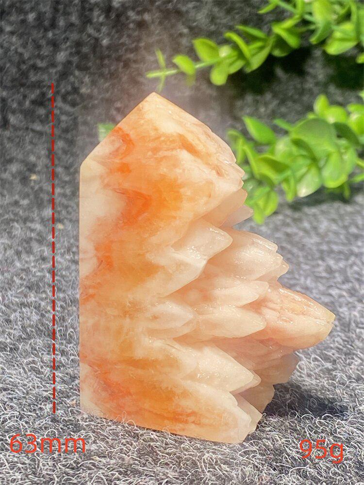 Yellow Calcite 'Raw Edge' Tower