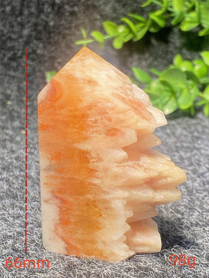 Yellow Calcite 'Raw Edge' Tower