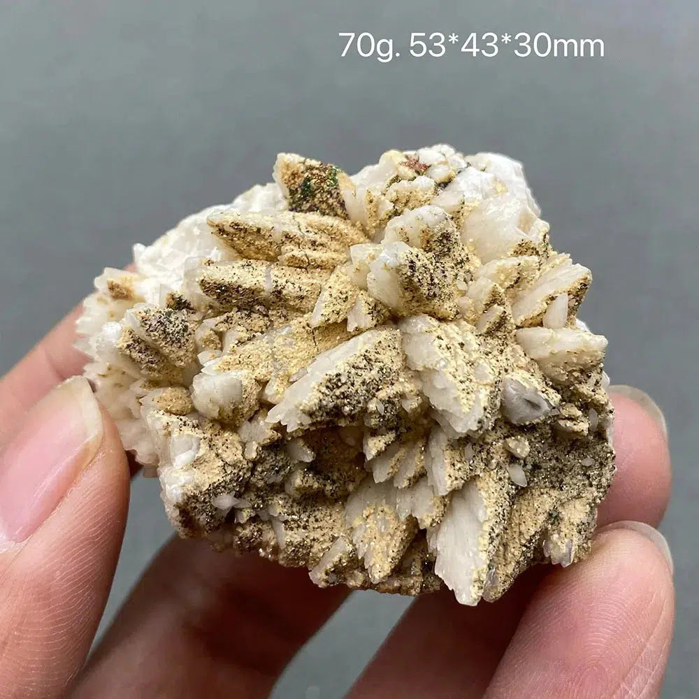 Yellow Calcite and Pyrite Gem Grade Crystal Cluster