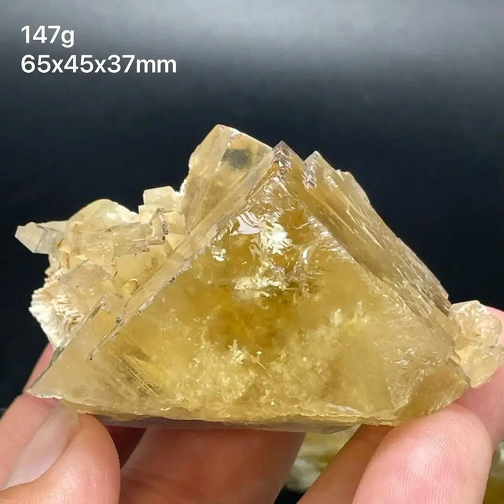 Yellow Fluorite Cube Cluster (Rare)