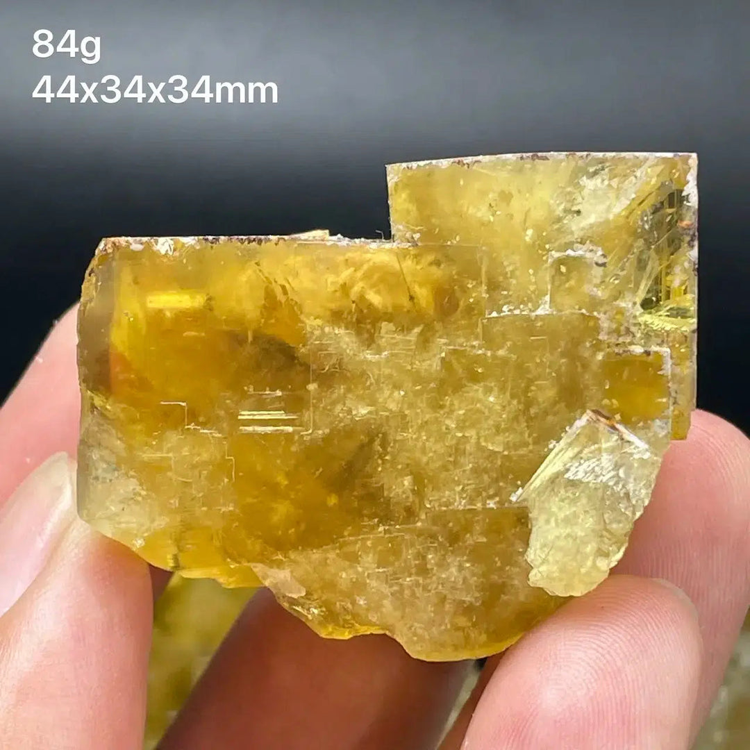 Yellow Fluorite Cube Cluster (Rare)