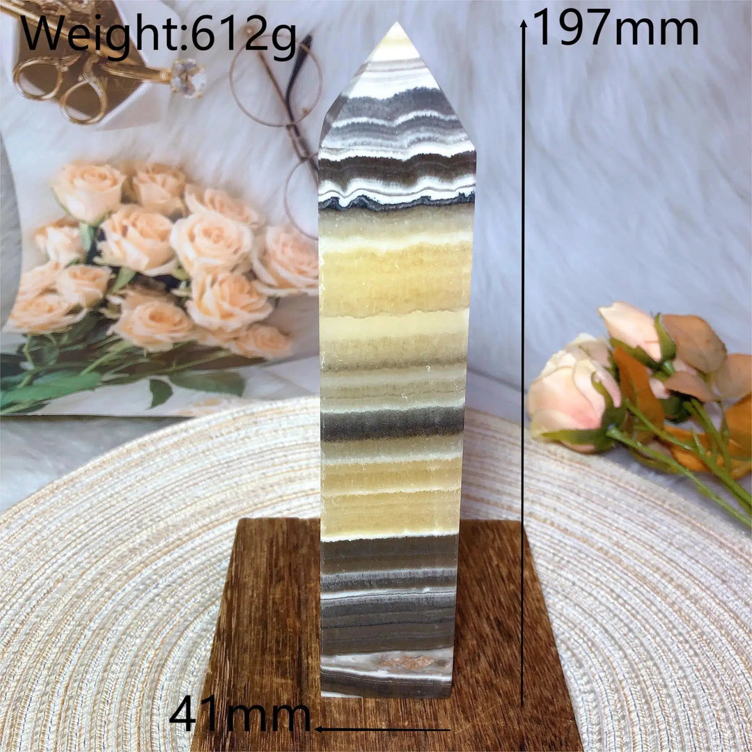 Zebra Calcite Tower