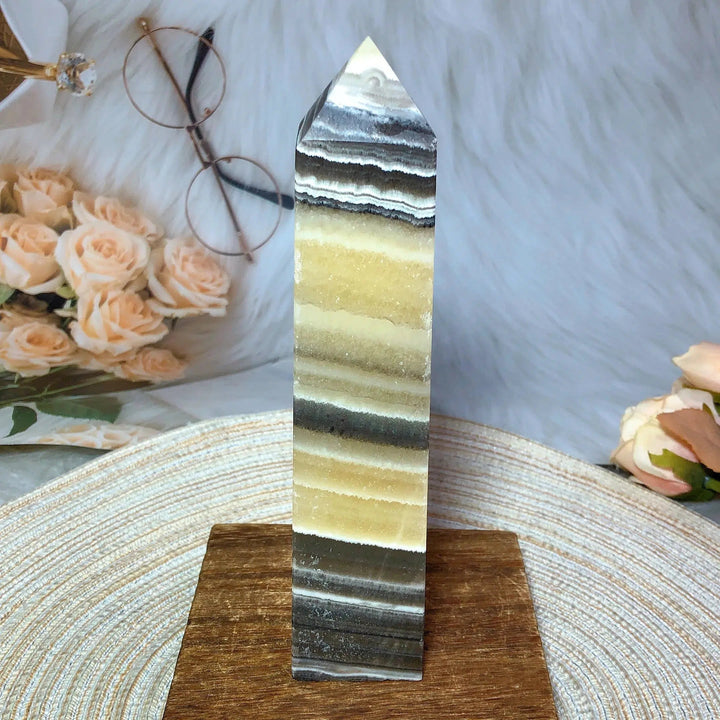 Zebra Calcite Tower