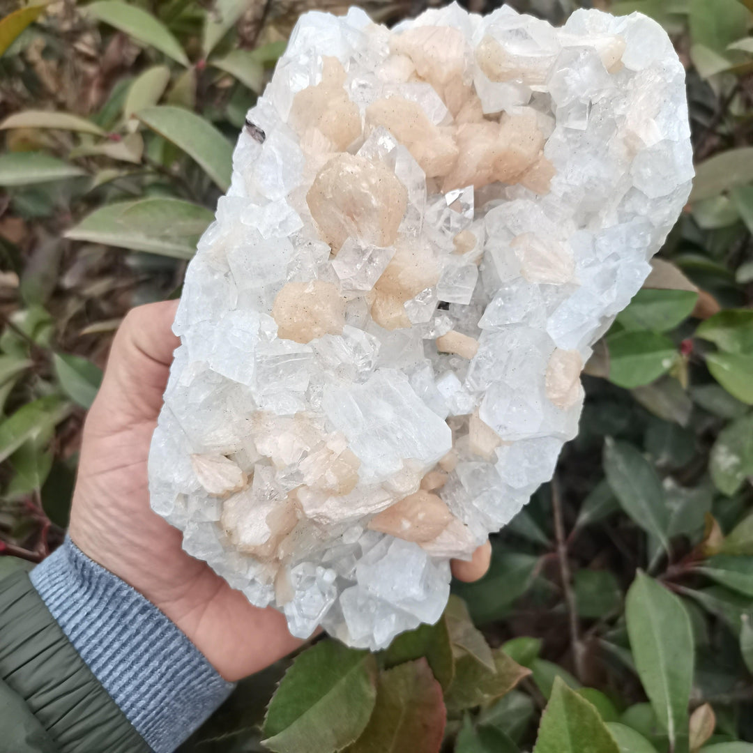 Zeolite And Apophyllite Freeform Cluster