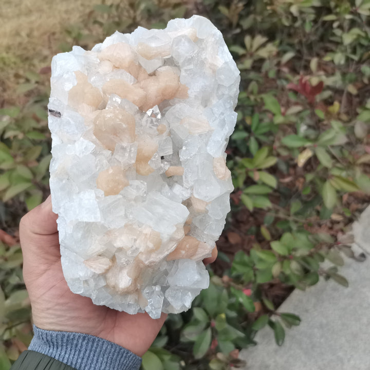 Zeolite And Apophyllite Freeform Cluster